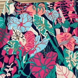 Talbots Tropical Pattern Skirt . Multi colored size 6 fully lined.